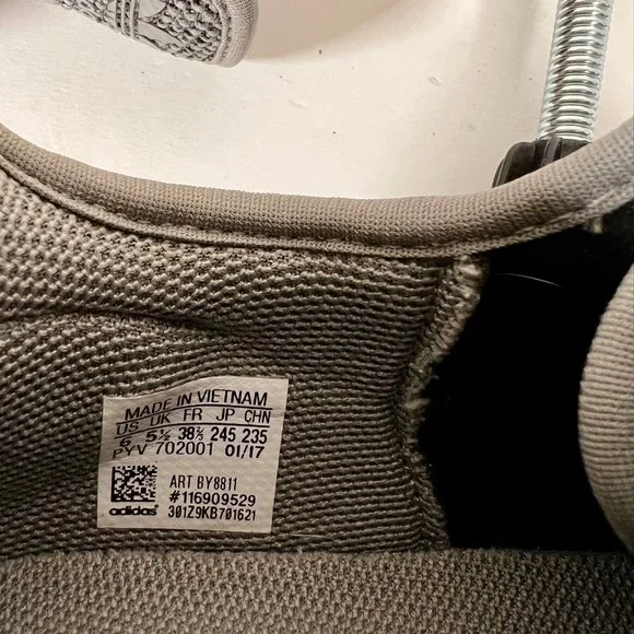 Adidas pyv 702001 Tubular Ortholite Running Shoes Gray Women's Size 6 - Picture 7 of 7